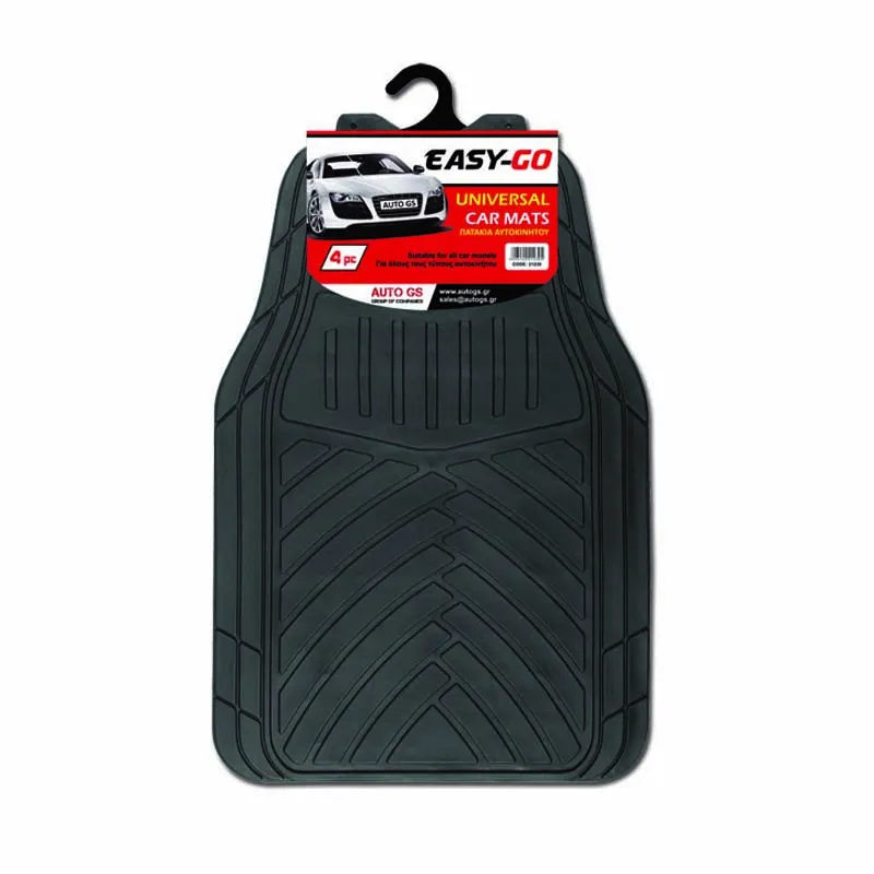 FERAL Dywaniki Easy Go 4Szt Gumowe Czarne