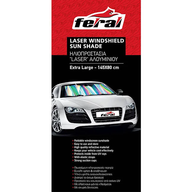 FERAL Osłona Przeciwsłoneczna Xl Laser 145X80Cm