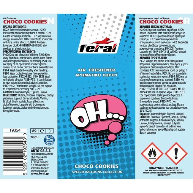 FERAL Zapach Freshener Spray Oh 70ml 