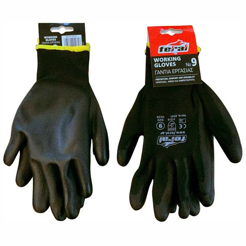 FERAL Rękawice Robocze L Size 9