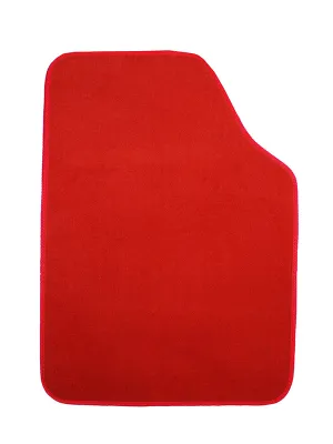 FERAL Dywaniki Luxury Welurowe 5Szt Czerwone