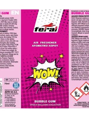 FERAL Zapach Freshener Spray Wow 70ml 