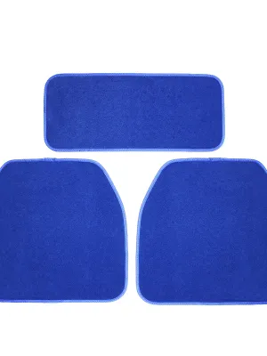 FERAL Dywaniki Luxury Welurowe 5Szt Niebieskie