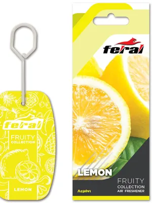 FERAL Zapach Fruity Collection Lemon Zawieszka
