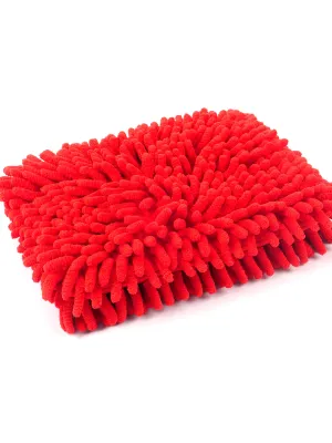 MAXSHINE Pad Do Mycia Mikrofibra Chenille Red