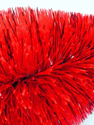 FERAL Szczotka Do Felg I Silnika Czarna Czerwona