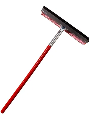 FERAL Szczotka Do Mycia Szyb Kij Czerwony