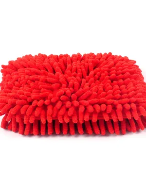 MAXSHINE Pad Do Mycia Mikrofibra Chenille Red