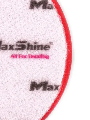 MAXSHINE Pad Polerski Cross Cut Red 80Mm