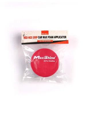 MAXSHINE Aplikator Do Woskowania Hex Foam RedBla