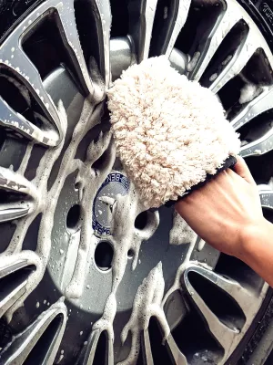 MAXSHINE Rękawica Do Mycia Finger Wheel 650G Brown