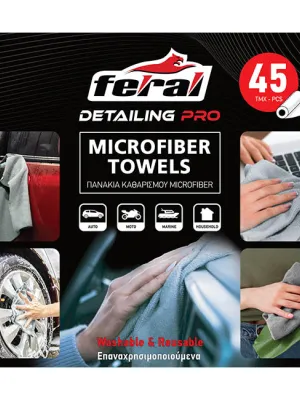 FERAL Mikrofibry 30X30 45St Detailing Pro