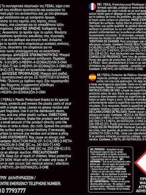 FERAL Plastic Care Citrus 500ml