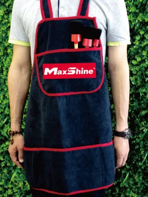 MAXSHINE Fartuch Mikrofibra Wodoodporny BlackRed