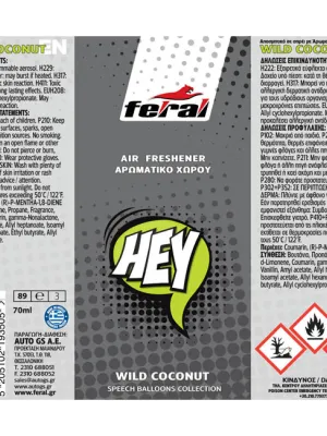 FERAL Zapach Freshener Spray Hey 70ml 