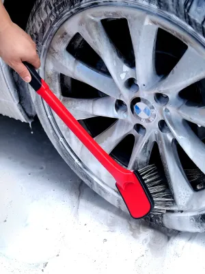 MAXSHINE Szczotka Do Kół Z Długą Rączką Soft Grip