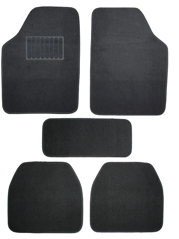 Produkt FERAL Dywaniki Luxury Welurowe 5Szt Czarne Zdjęcie