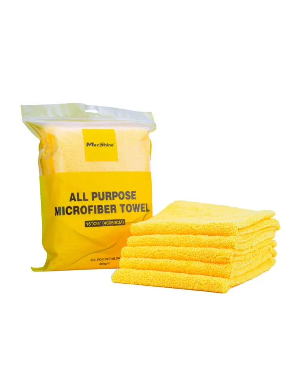 Produkt MAXSHINE Ręcznik Pol. Rem. 380G 40X40cm Yel 5-Pack Zdjęcie