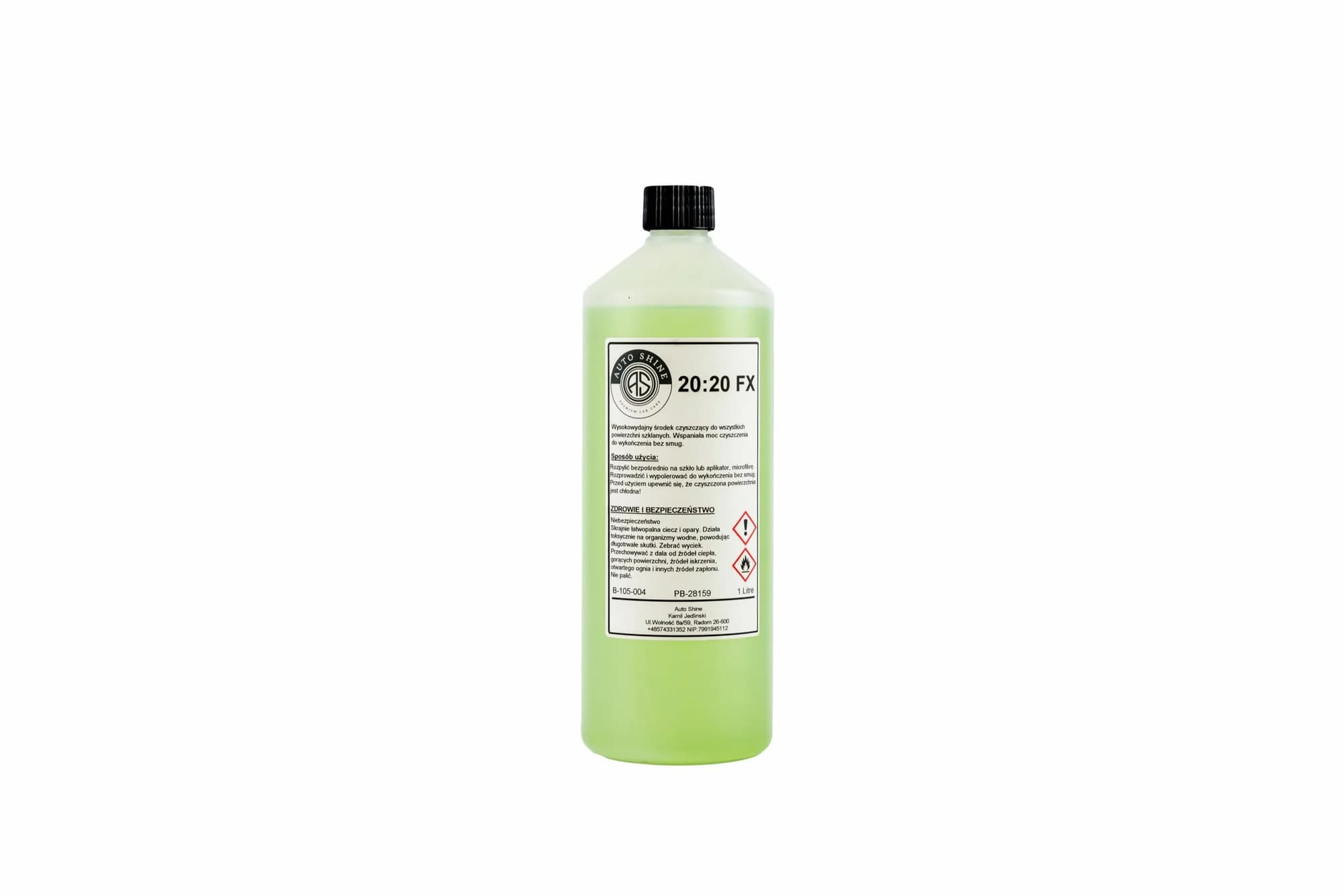 AUTO SHINE 20:20 fx hydrofobowy płyn do szyb 1l