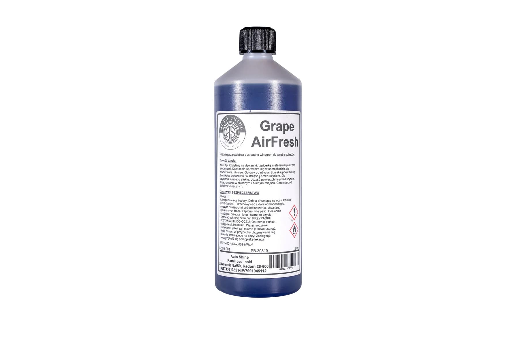 AUTO SHINE Grapeair fresh odświeżacz 1l