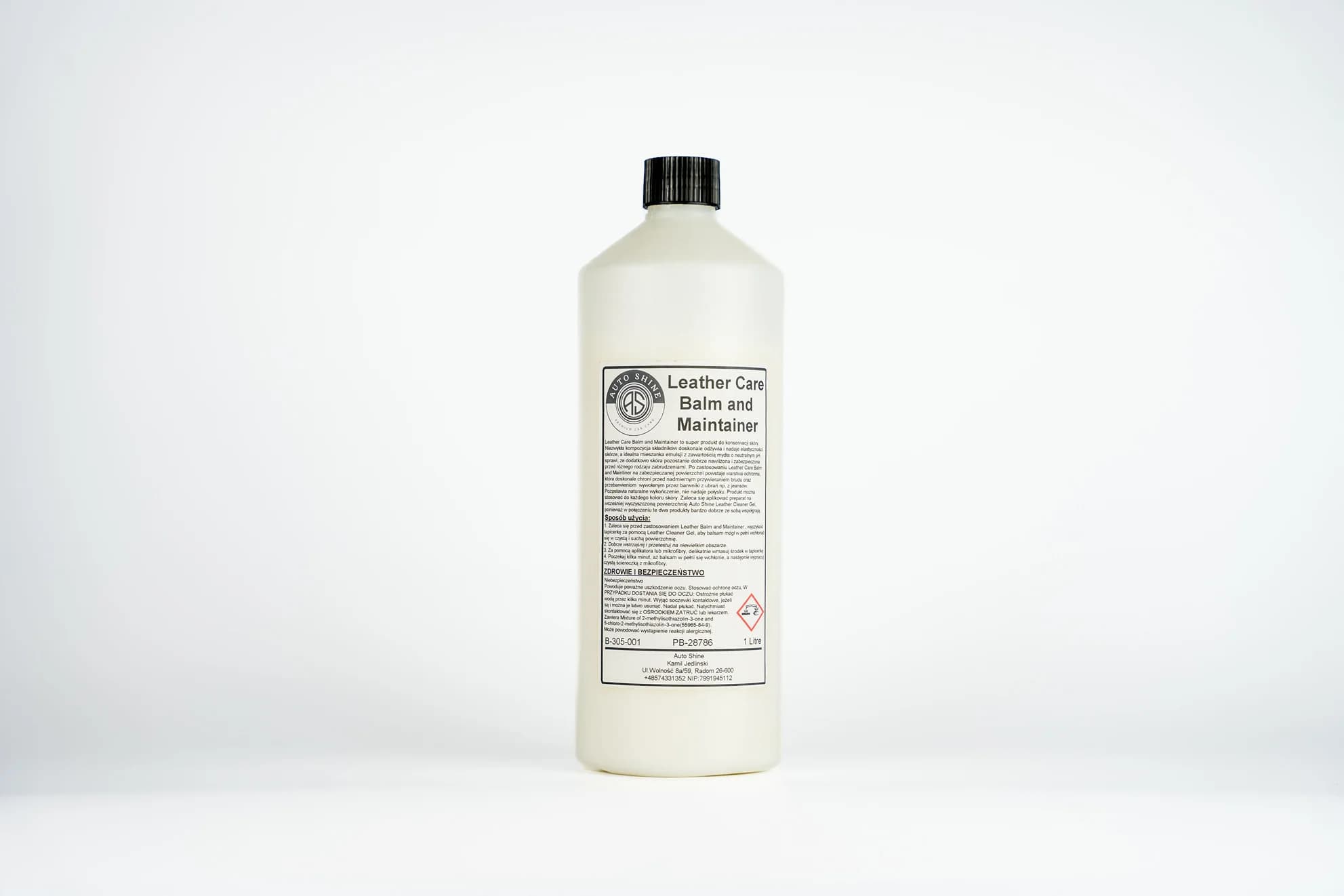 AUTO SHINE Leather care balm impregnat do skóry 1l