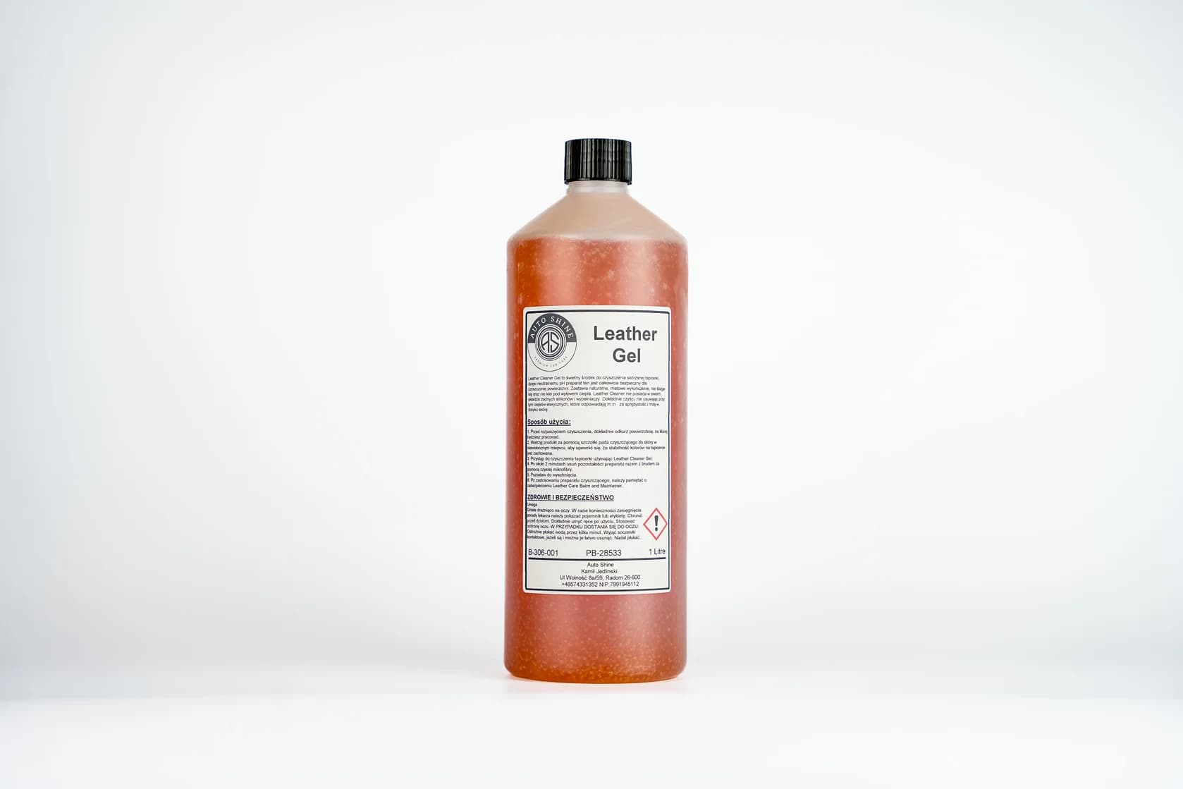 AUTO SHINE Leather gel do skóry 1l