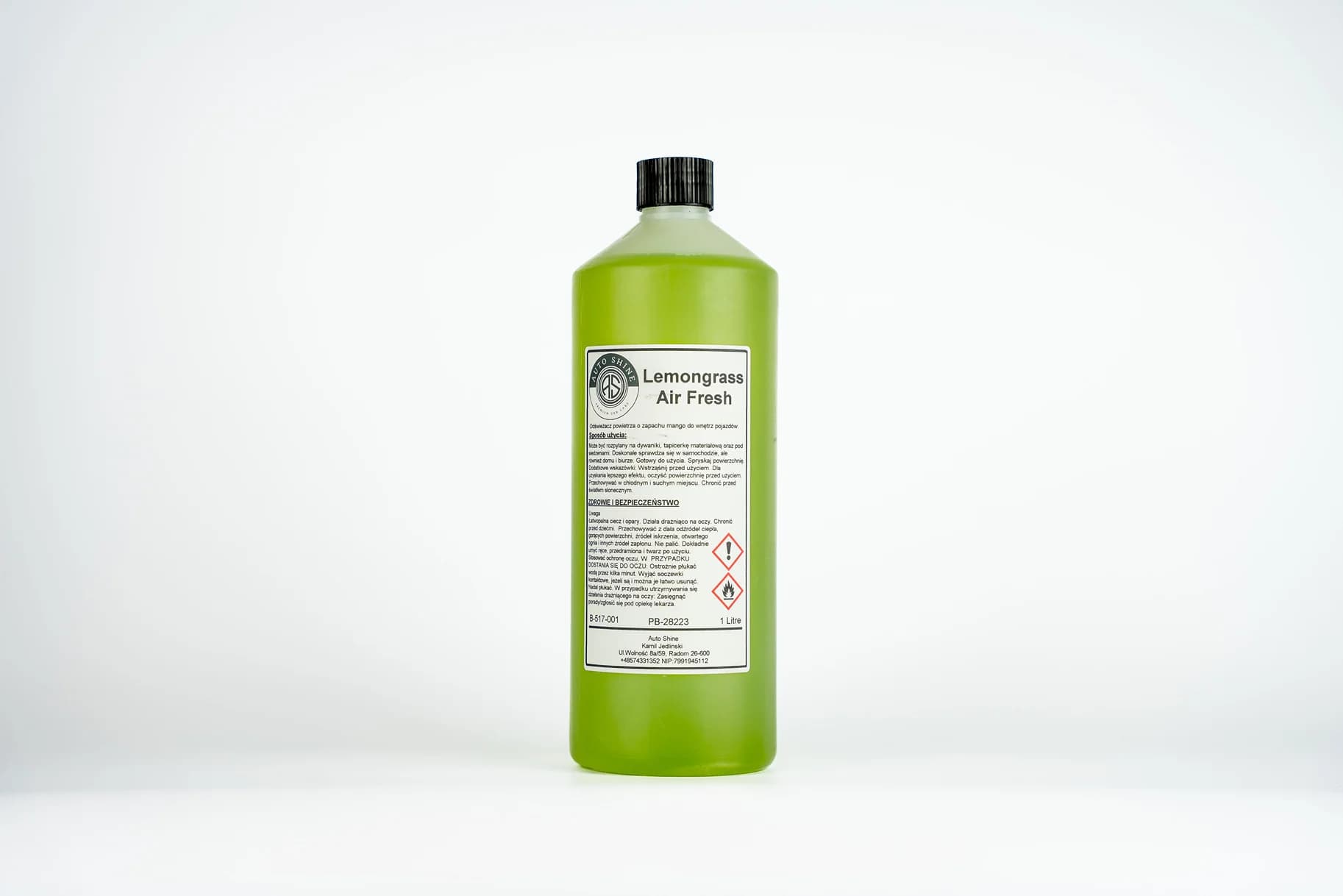 AUTO SHINE Lemongrass air fresh odświeżacz 1l