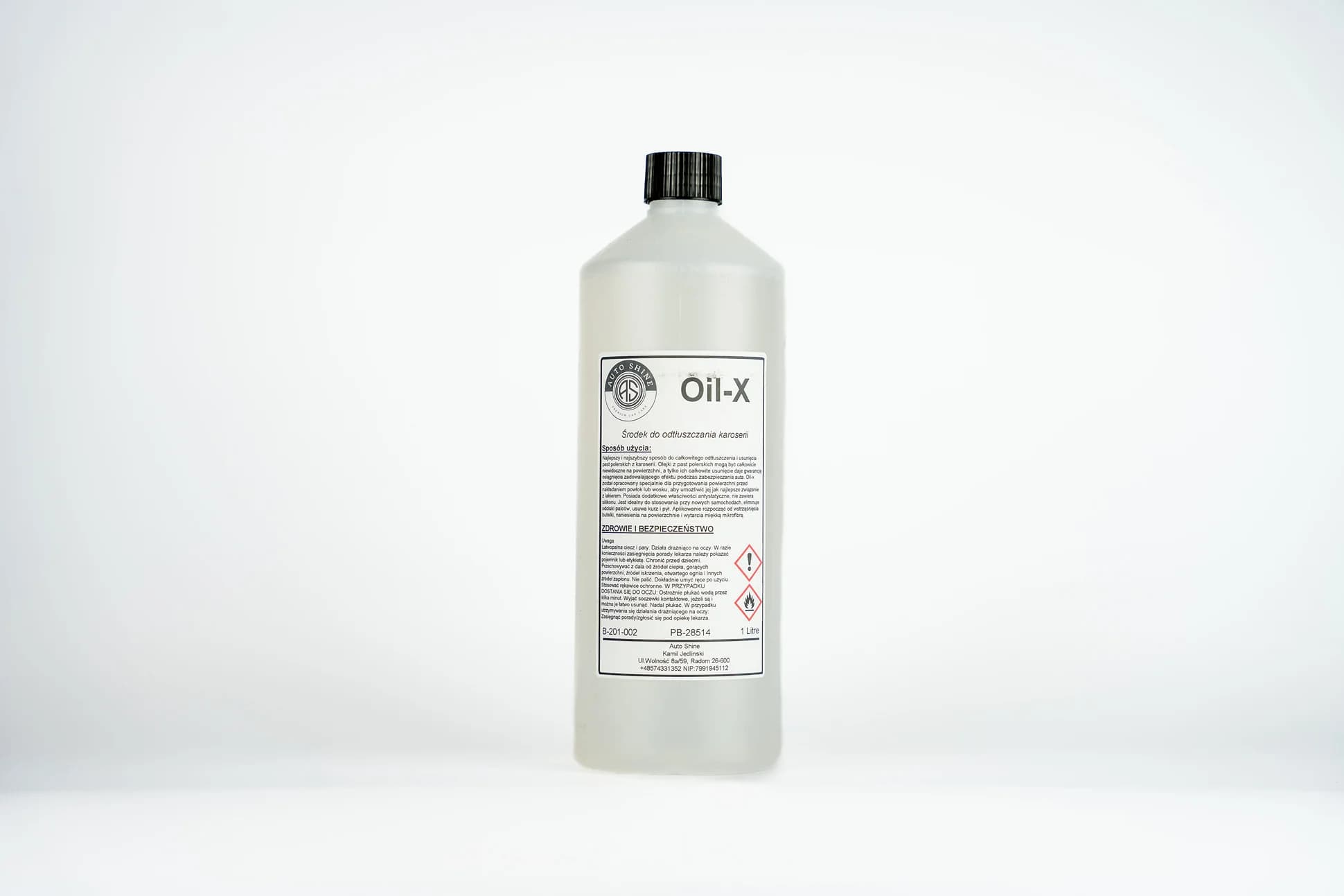 AUTO SHINE Oil-x do odtłuszczania karoserii 1l
