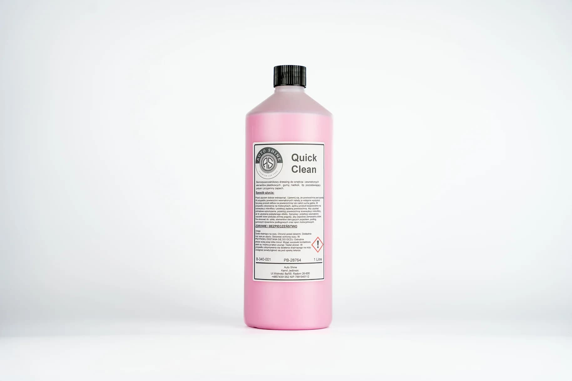 AUTO SHINE Quick clean dressing do plastików 1l