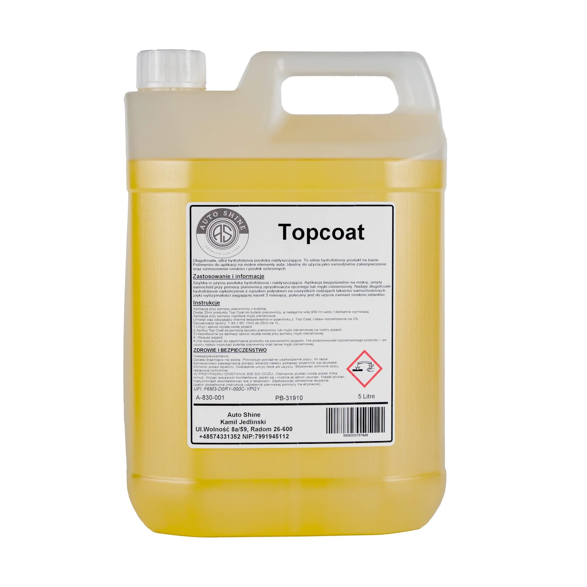 AUTO SHINE Top coat 5l