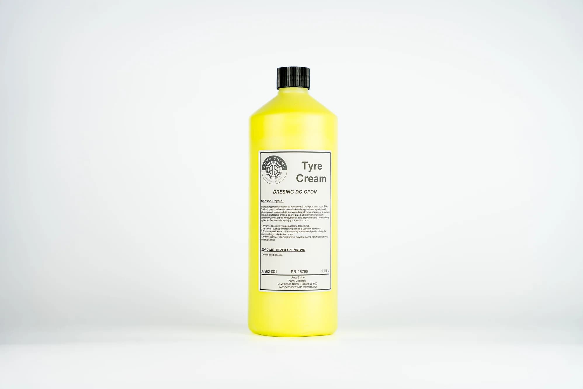 AUTO SHINE Tyre cream żelowy dressing do opon 1l