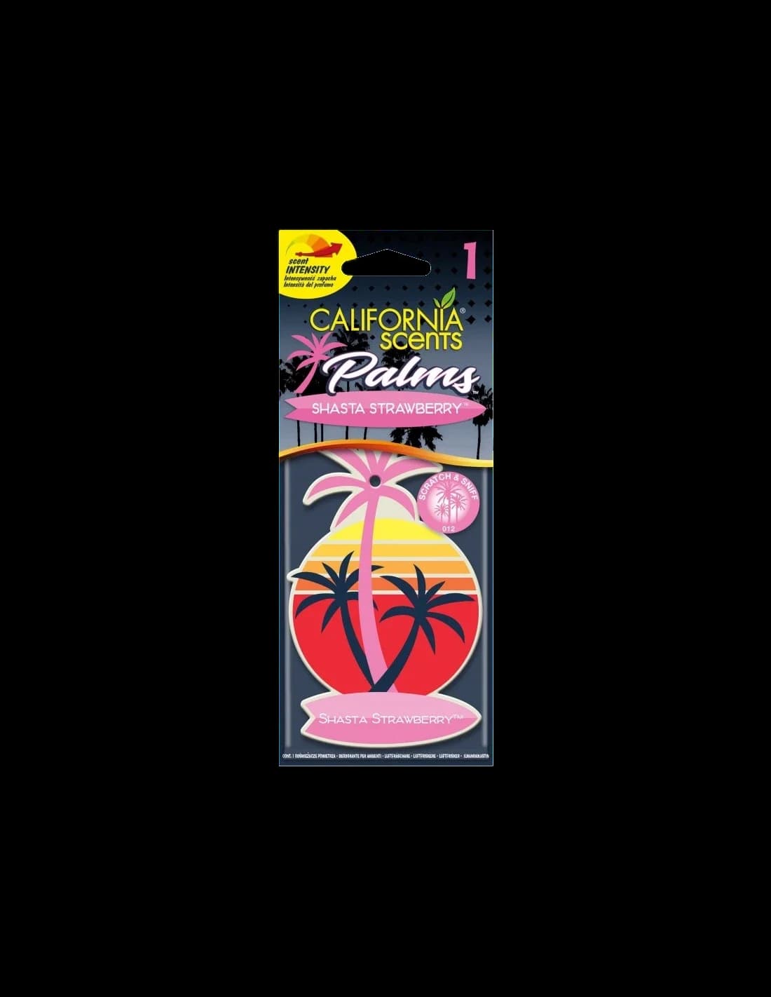 CALIFORNIA SCENTS CAR Palms shasta strawberry