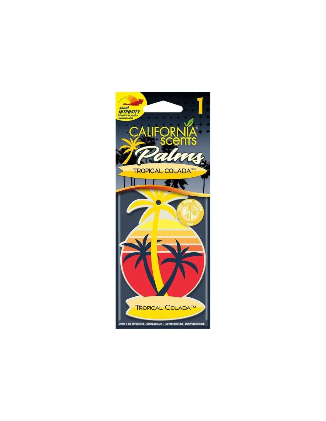 CALIFORNIA SCENTS CAR Palms tropical colada