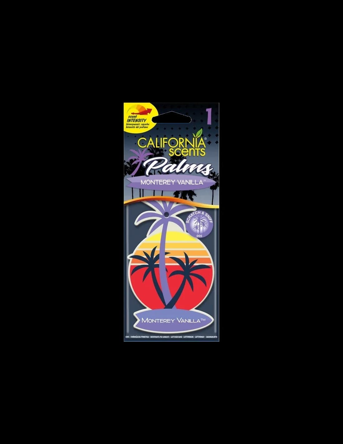 CALIFORNIA SCENTS CAR Palms vanilla