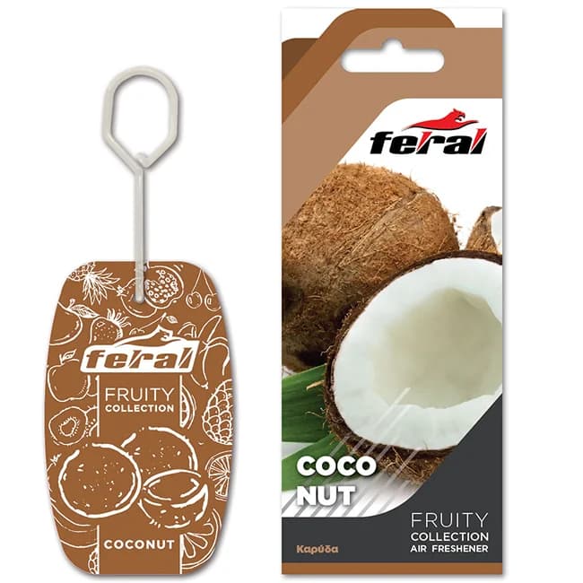FERAL Zapach fruity collection coconut zawieszka