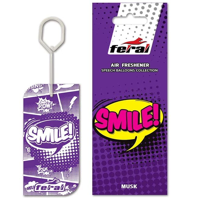 FERAL Zapach speech collection smile