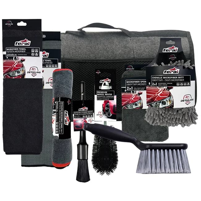 FERAL Zestaw detailing pro cleaning 9szt