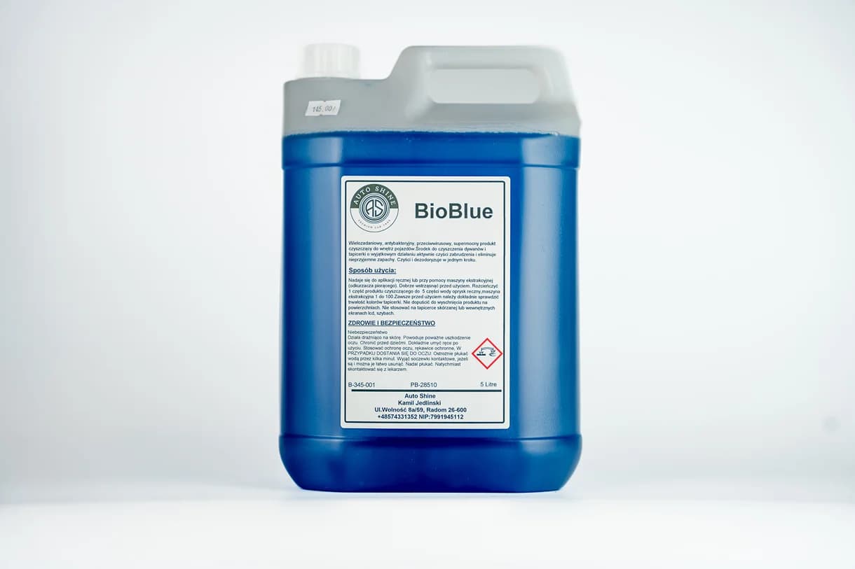 AUTO SHINE Bio-blue biobójczy do tapicerki 5l