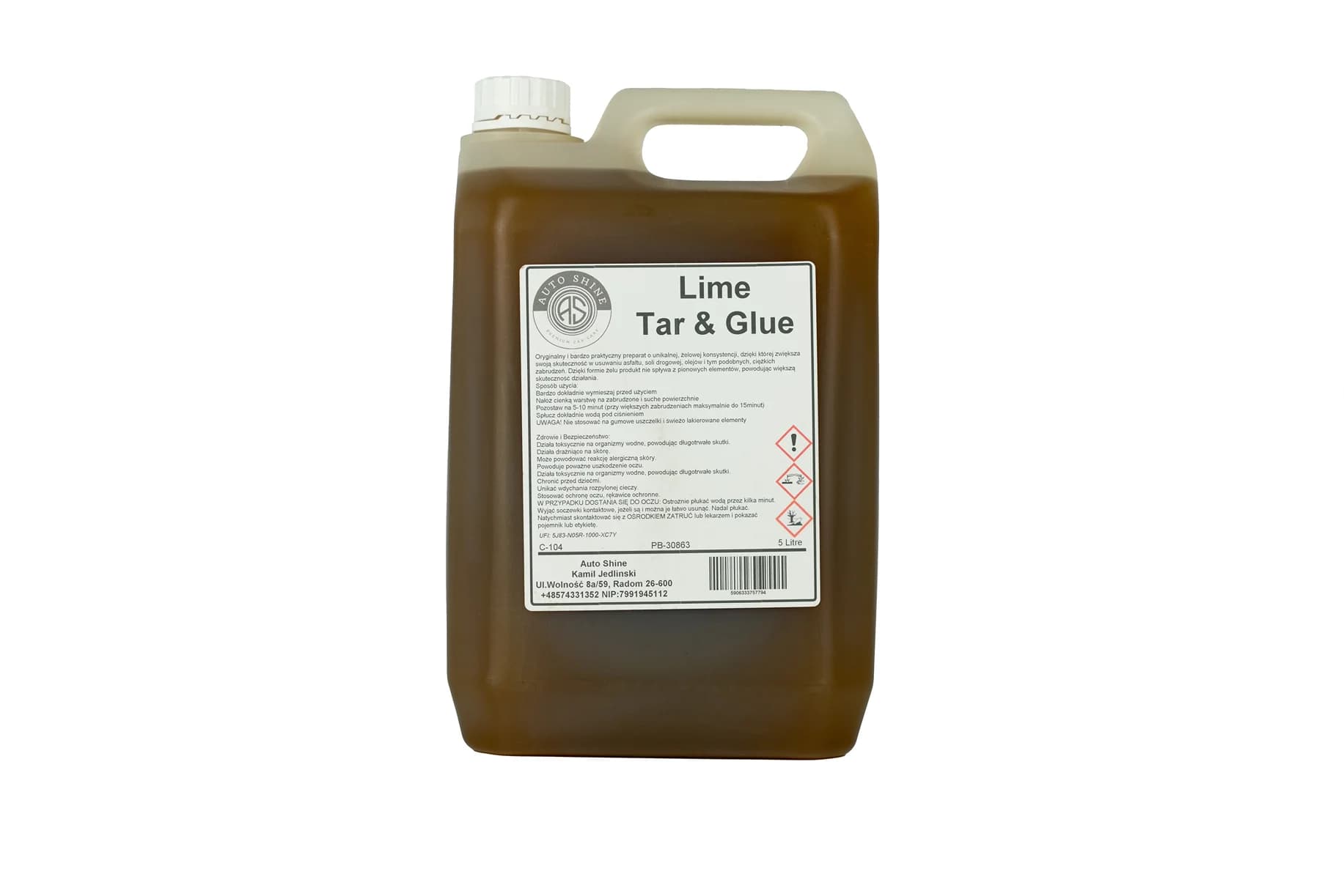 AUTO SHINE Lime tar&glue 5l