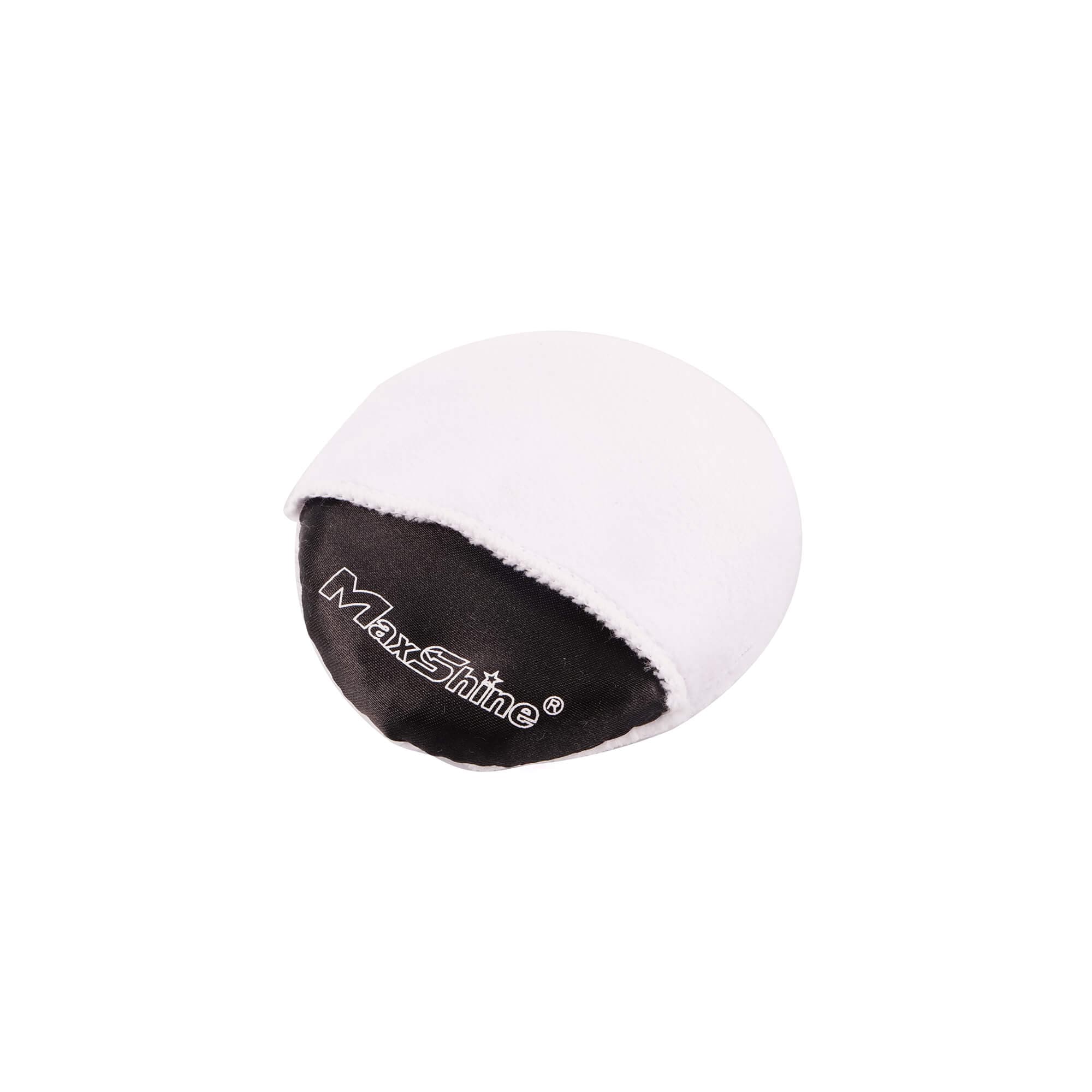 MAXSHINE Aplikator z mikrofibry 8,5x1cm biały/czarny 4-pack