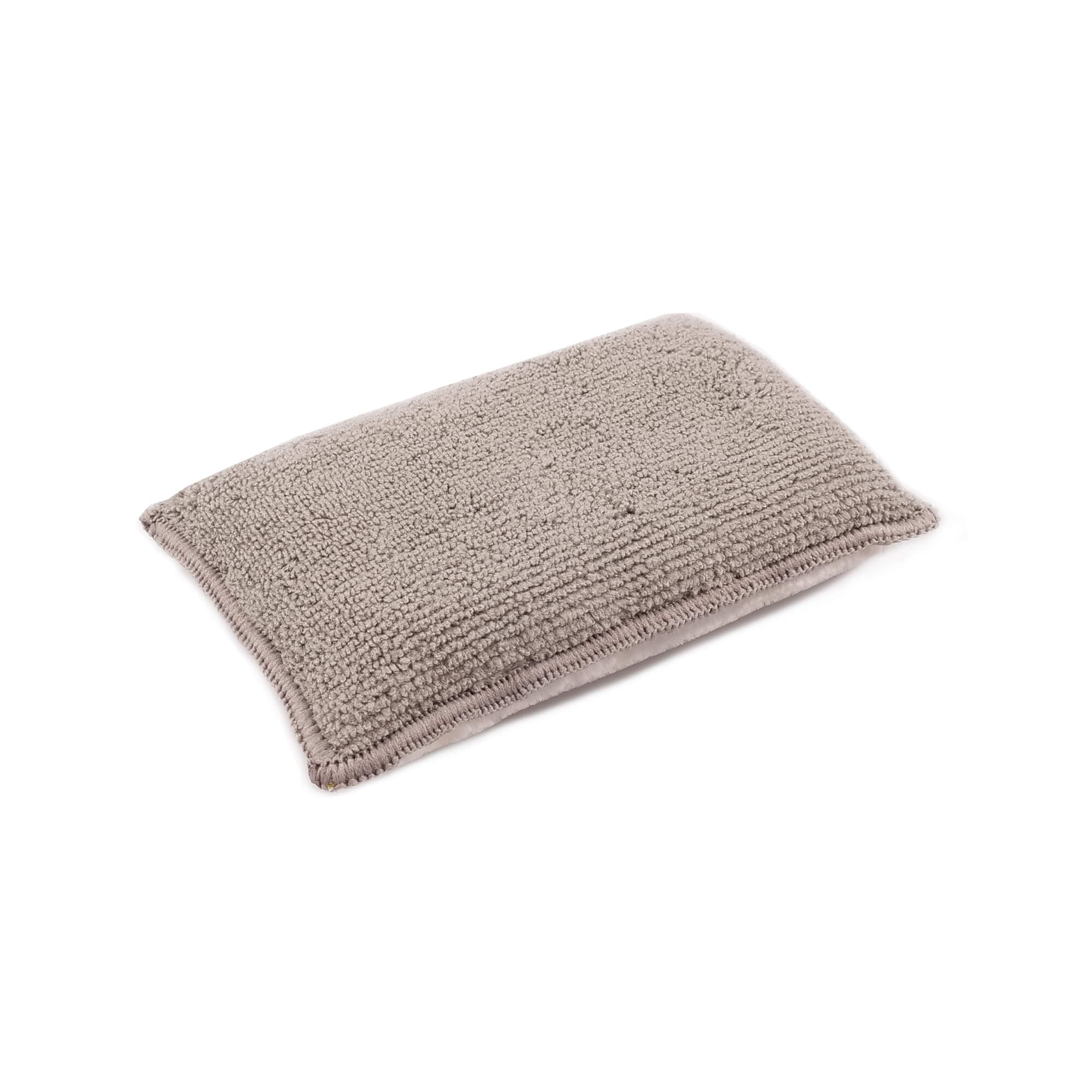 MAXSHINE Scrub pad do czyszczenia z mikrofibrą 13.5x8x1.8cm biały/szary