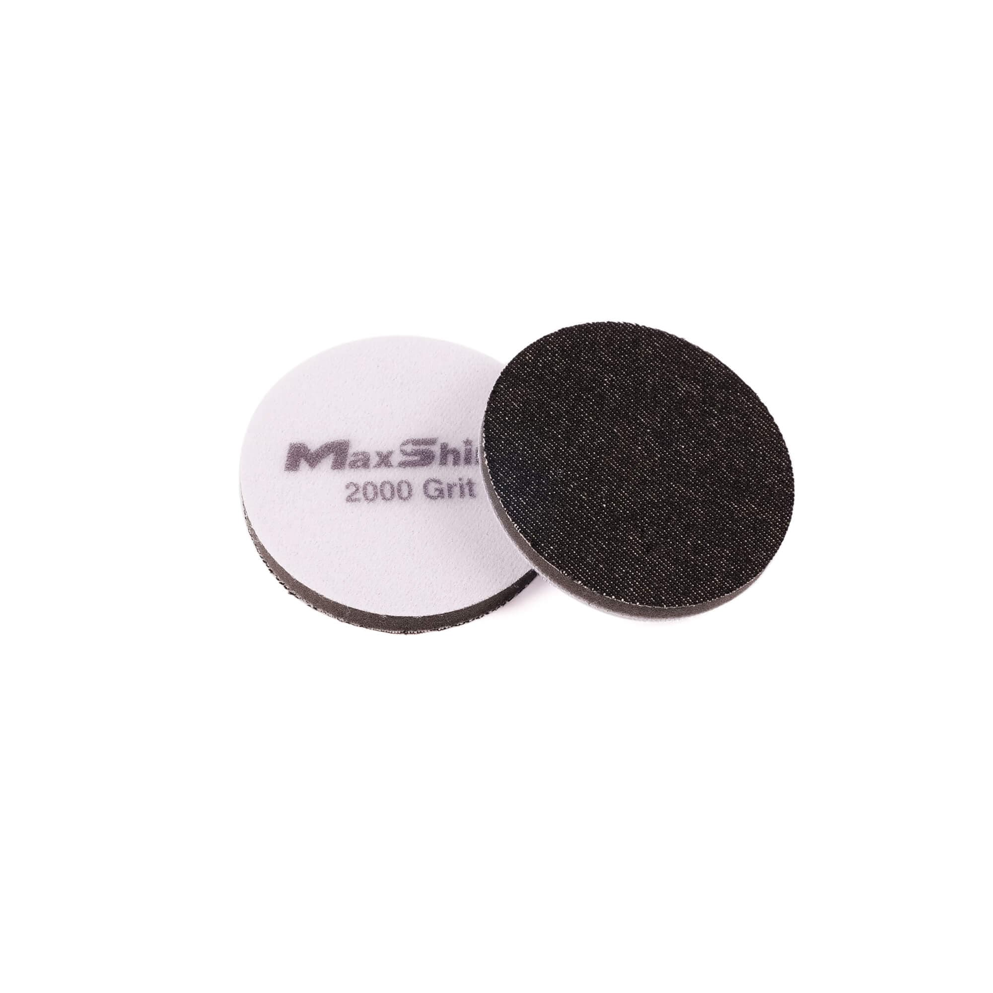 MAXSHINE Pad do polerowania orange peel pad 2000 denim 3 cale/80mm czarny 2-pack