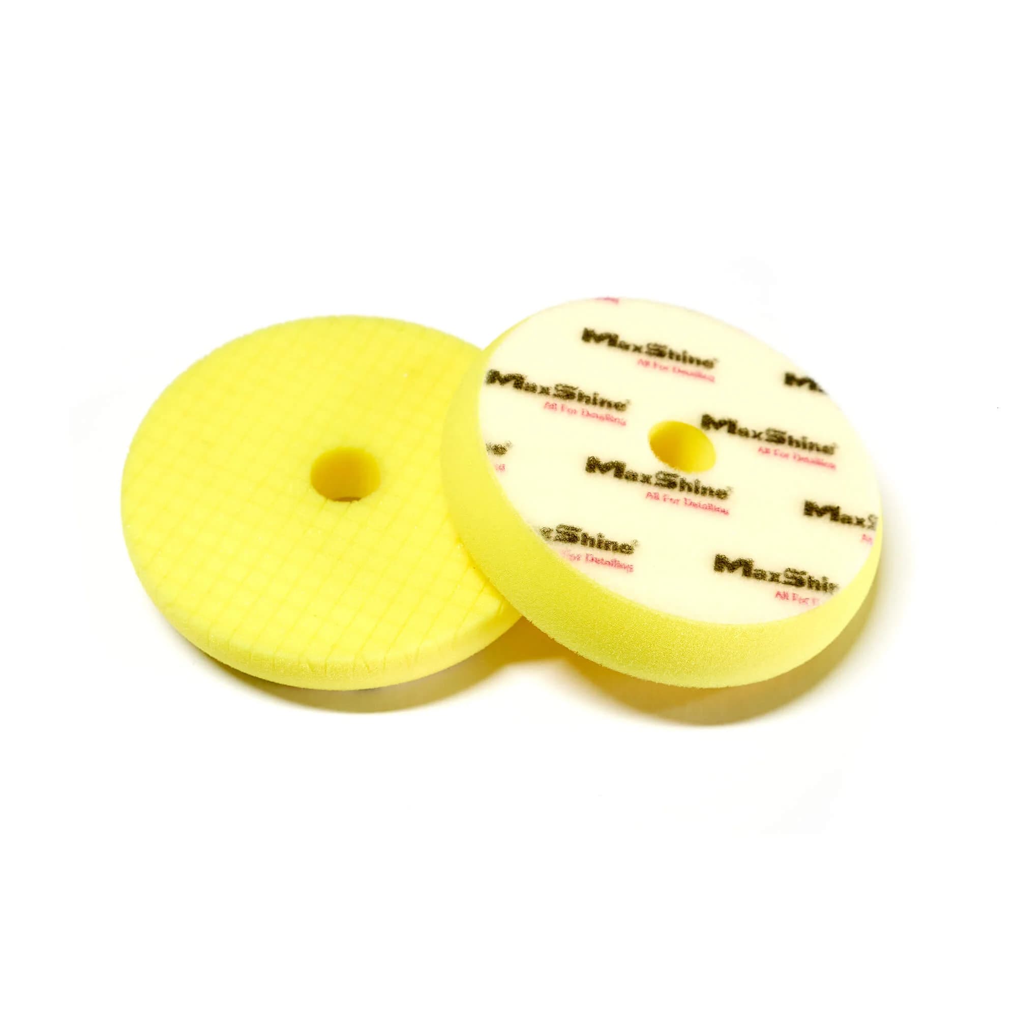 MAXSHINE Pad do polerowania piankowy cross cut yellow 5 cali/125mm żółty
