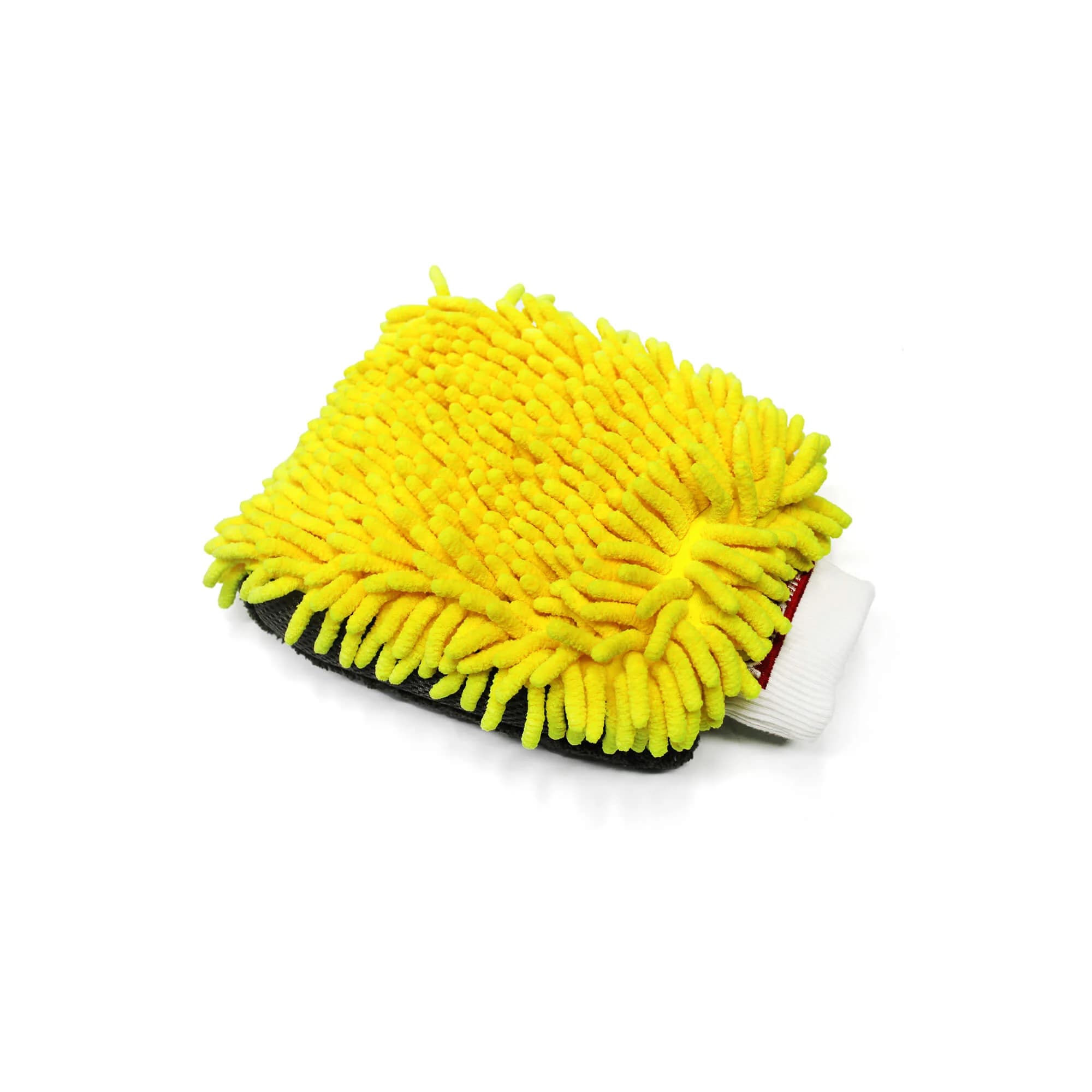 MAXSHINE Rękawica do mycia auta chenille microfiber żółty/szary