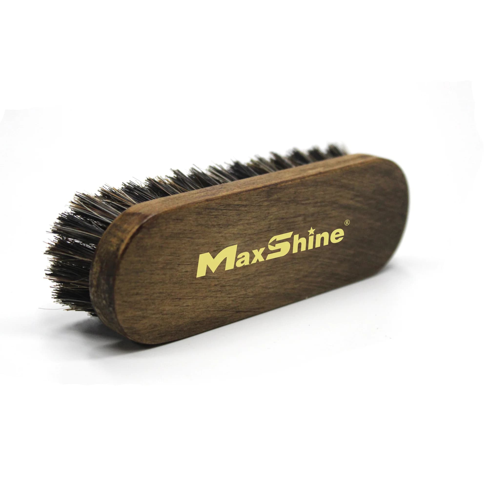 MAXSHINE Szczotka czyszczenia z końskim włosiem horse hair 12x4cm