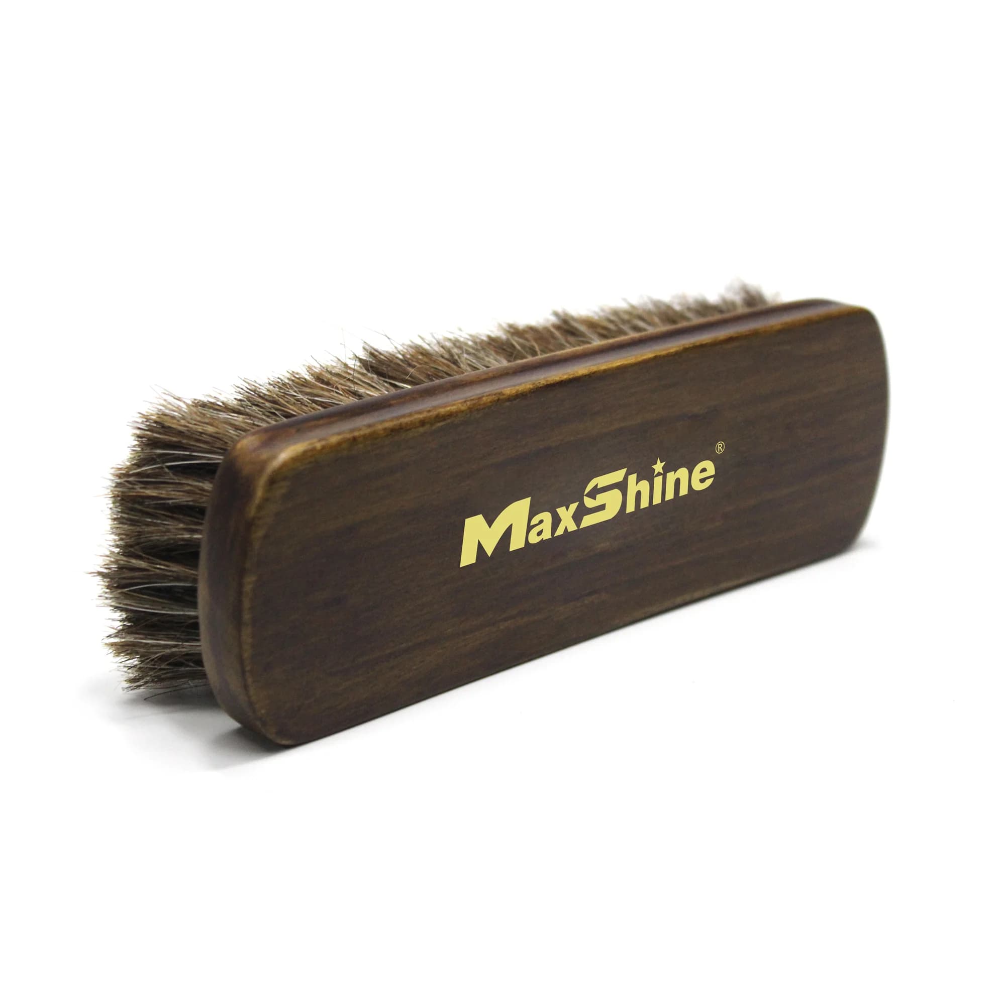 MAXSHINE Szczotka czyszczenia z końskim włosiem horse hair 17x5.5cm