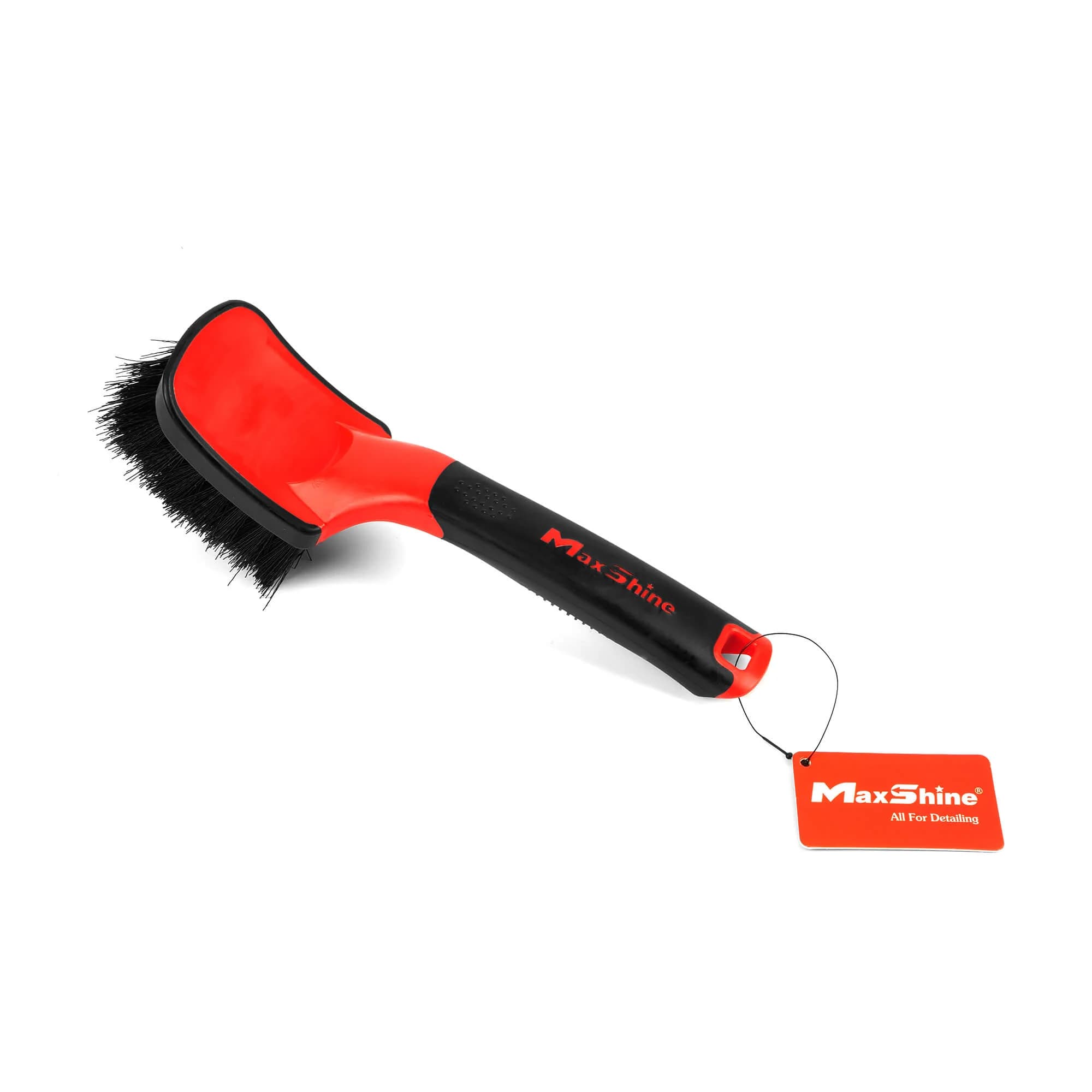 MAXSHINE Szczotka do opon soft grip czerwony/czarny