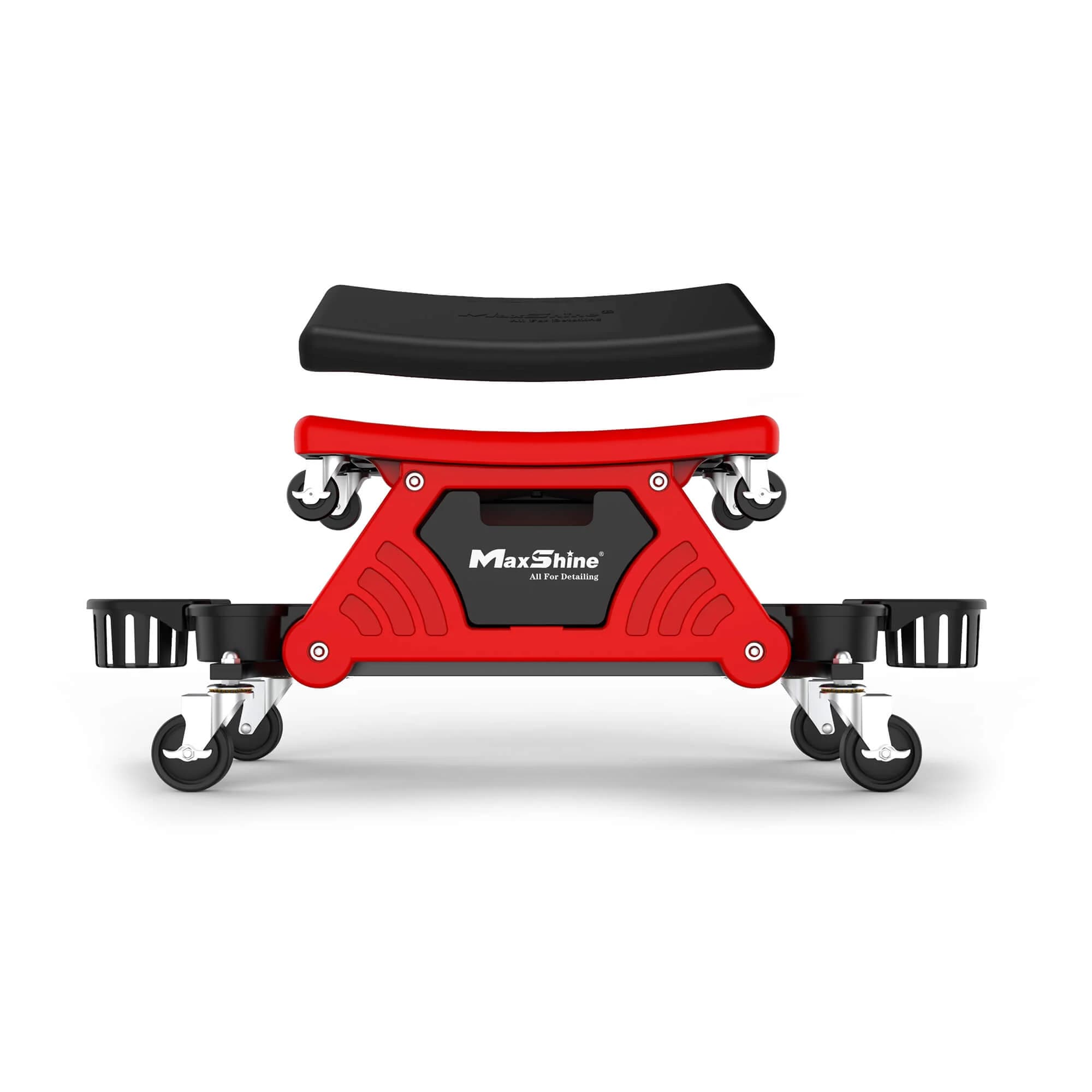 MAXSHINE Taboret z miekką poduszką new creeper 2 czerwony/czarny