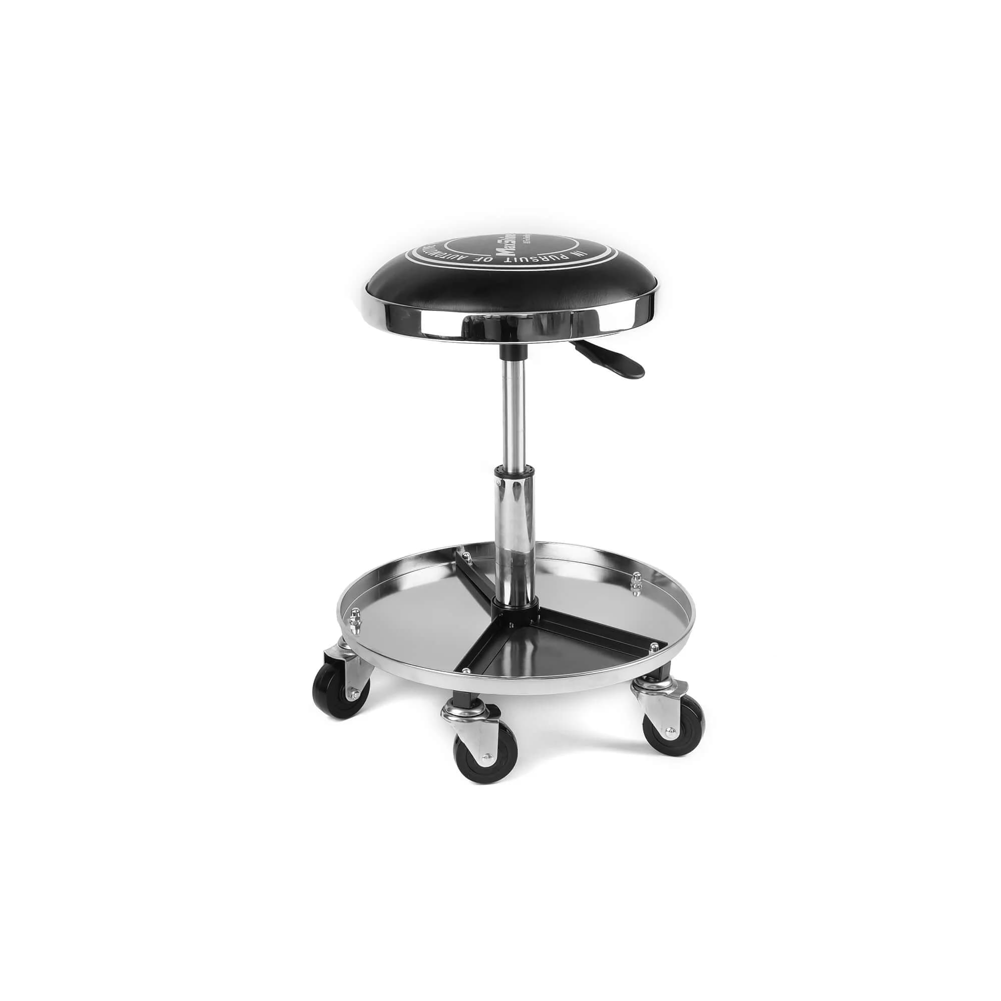 MAXSHINE Taboret z tacą premium czarny