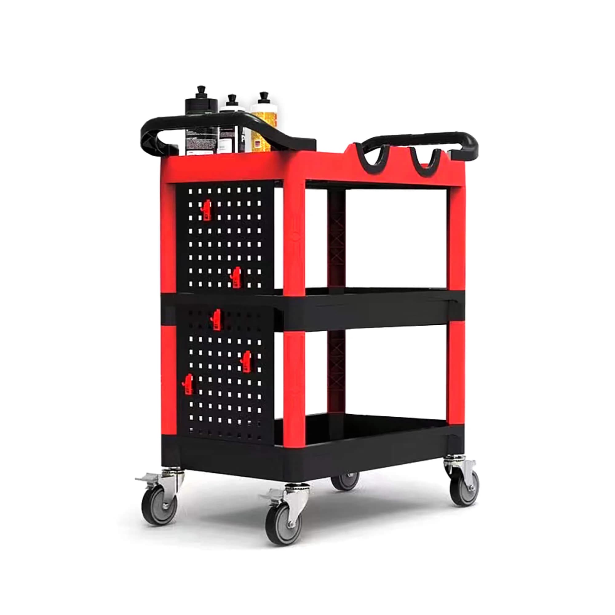 MAXSHINE Wózek detailingowy heavy duty czerwony/czarny